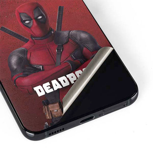 Marvel Deadpool Legacy Deadpool Red Poster Galaxy S22 Skin