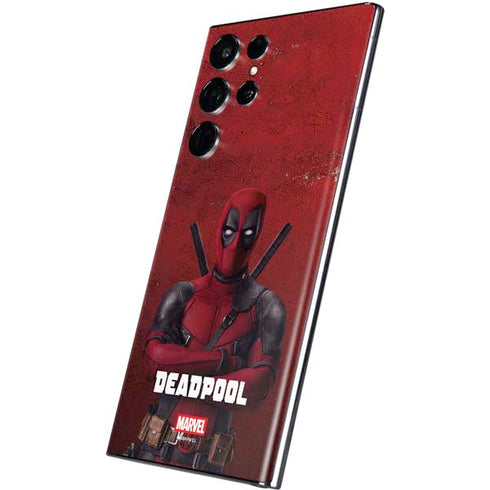 Marvel Deadpool Legacy Deadpool Red Poster Galaxy S22 Ultra Skin