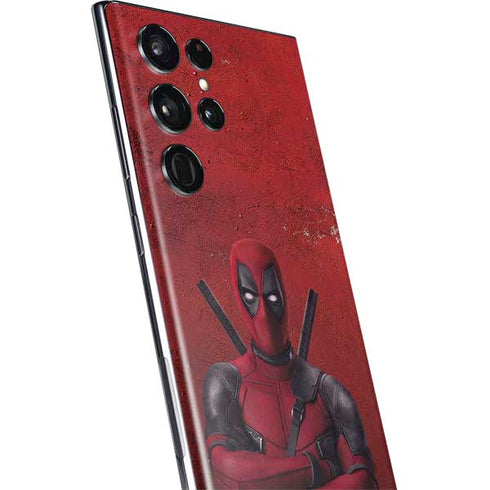 Marvel Deadpool Legacy Deadpool Red Poster Galaxy S22 Ultra Skin