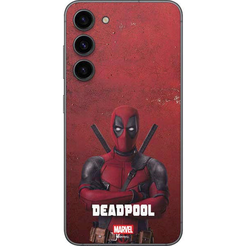 Marvel Deadpool Legacy Deadpool Red Poster Galaxy S23 Plus Skin