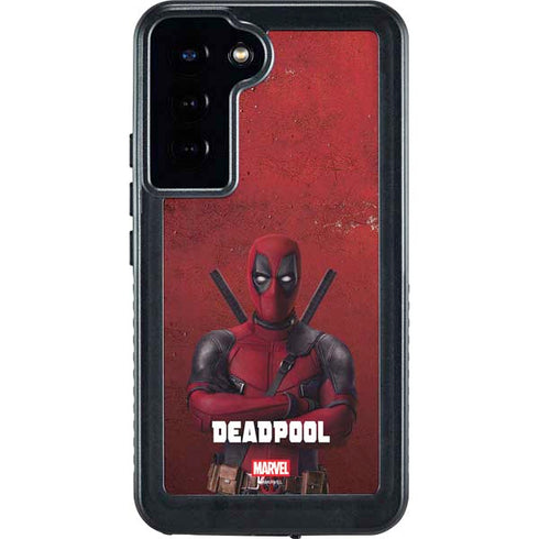 Marvel Deadpool Legacy Deadpool Red Poster Galaxy S23 Plus Waterproof Case