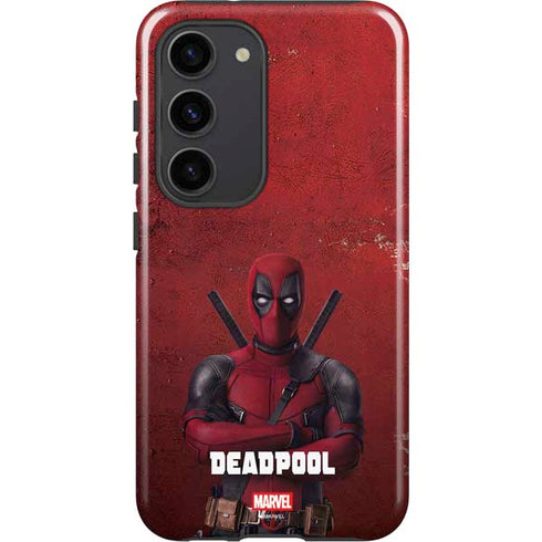 Marvel Deadpool Legacy Deadpool Red Poster Galaxy S23 Pro Case