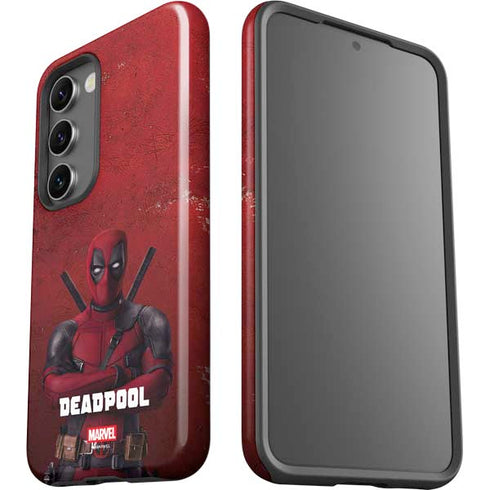 Marvel Deadpool Legacy Deadpool Red Poster Galaxy S23 Pro Case