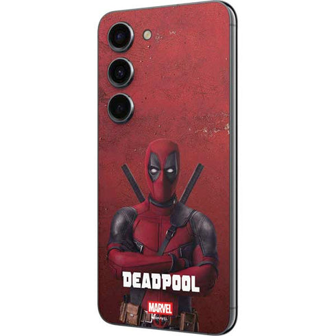 Marvel Deadpool Legacy Deadpool Red Poster Galaxy S23 Skin