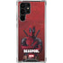Marvel Deadpool Legacy Deadpool Red Poster Galaxy S23 Ultra Clear Case