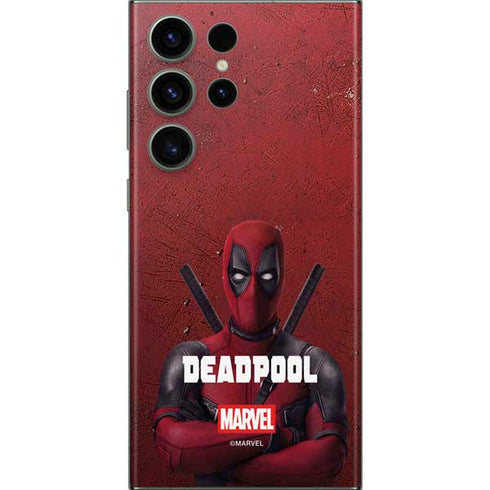 Marvel Deadpool Legacy Deadpool Red Poster Galaxy S23 Ultra Skin