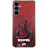 Marvel Deadpool Legacy Deadpool Red Poster Galaxy S24 Plus Clear Case