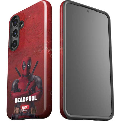 Marvel Deadpool Legacy Deadpool Red Poster Galaxy S25 Impact Case