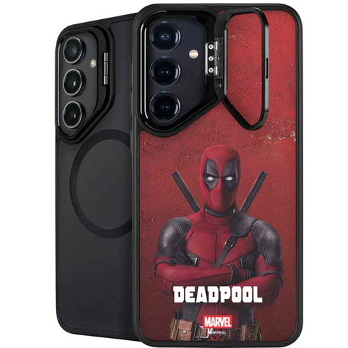 Marvel Deadpool Legacy Deadpool Red Poster Galaxy S25 Kickstand Case