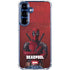 Marvel Deadpool Legacy Deadpool Red Poster Galaxy S25 Plus Clear Case