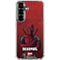 Marvel Deadpool Legacy Deadpool Red Poster Galaxy S26 Plus Clear Case