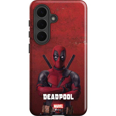 Marvel Deadpool Legacy Deadpool Red Poster Galaxy S26 Plus Impact Case
