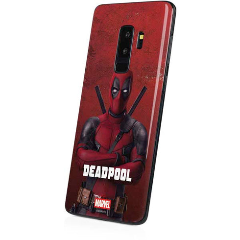 Marvel Deadpool Legacy Deadpool Red Poster Galaxy S9 Plus Skin