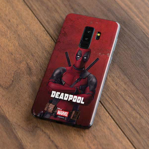 Marvel Deadpool Legacy Deadpool Red Poster Galaxy S9 Plus Skin
