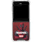 Marvel Deadpool Legacy Deadpool Red Poster Galaxy Z Flip6 Clear Case