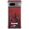 Marvel Deadpool Legacy Deadpool Red Poster Google Pixel 8a Clear Case