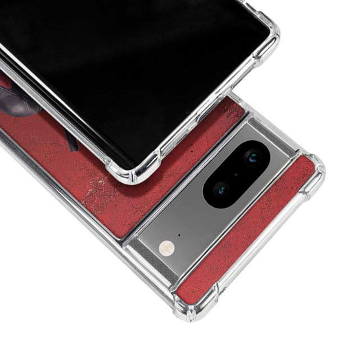 Marvel Deadpool Legacy Deadpool Red Poster Google Pixel 8a Clear Case