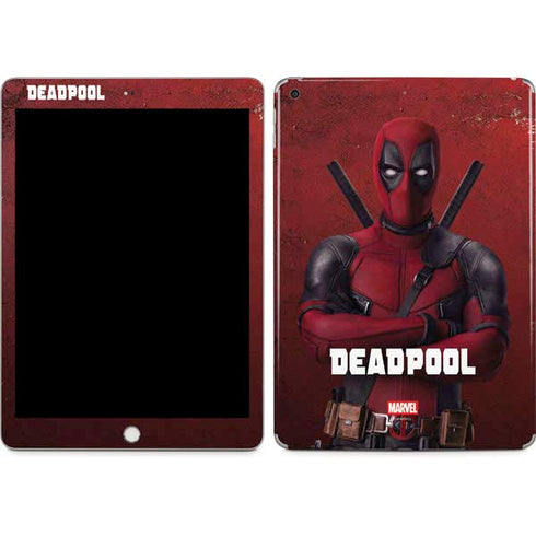 Marvel Deadpool Legacy Deadpool Red Poster Apple iPad Skin