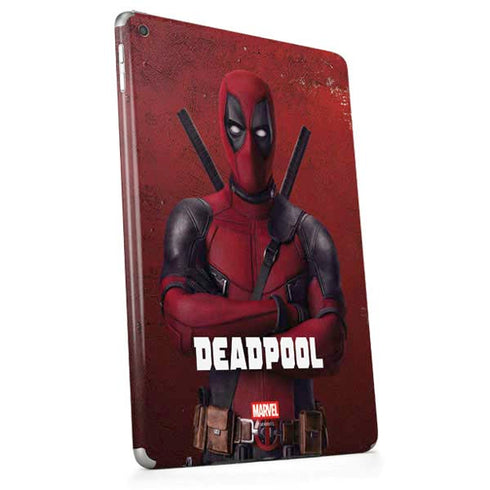 Marvel Deadpool Legacy Deadpool Red Poster Apple iPad Skin