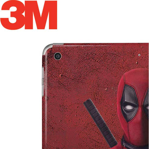 Marvel Deadpool Legacy Deadpool Red Poster Apple iPad Skin