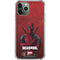 Marvel Deadpool Legacy Deadpool Red Poster iPhone 11 Pro Max Clear Case