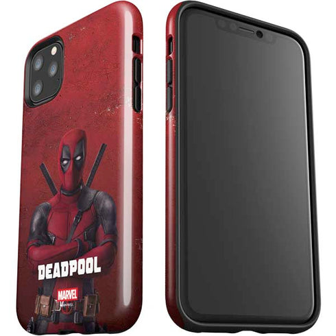 Marvel Deadpool Legacy Deadpool Red Poster iPhone 11 Pro Max Impact Case