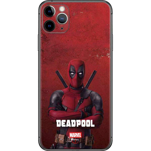 Marvel Deadpool Legacy Deadpool Red Poster iPhone 11 Pro Max Skin