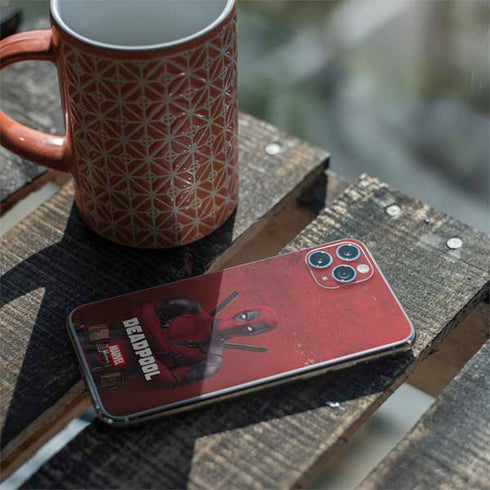 Marvel Deadpool Legacy Deadpool Red Poster iPhone 11 Pro Max Skin