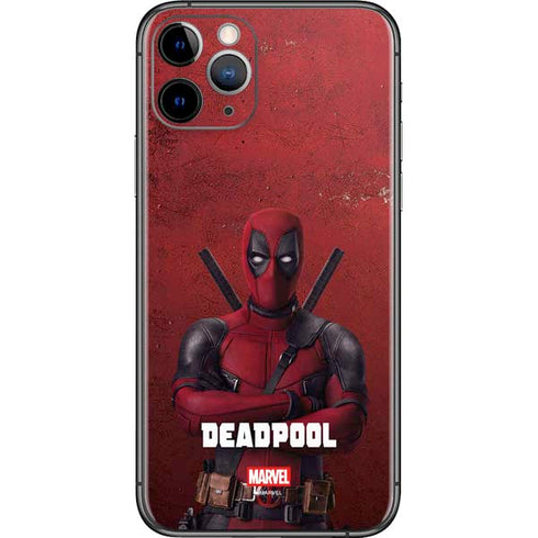 Marvel Deadpool Legacy Deadpool Red Poster iPhone 11 Pro Skin