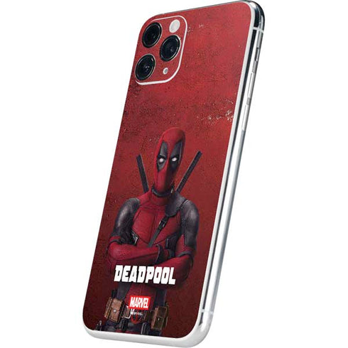 Marvel Deadpool Legacy Deadpool Red Poster iPhone 11 Pro Skin