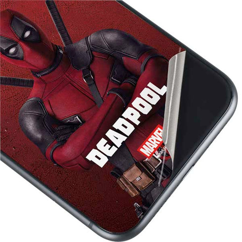 Marvel Deadpool Legacy Deadpool Red Poster iPhone 11 Skin