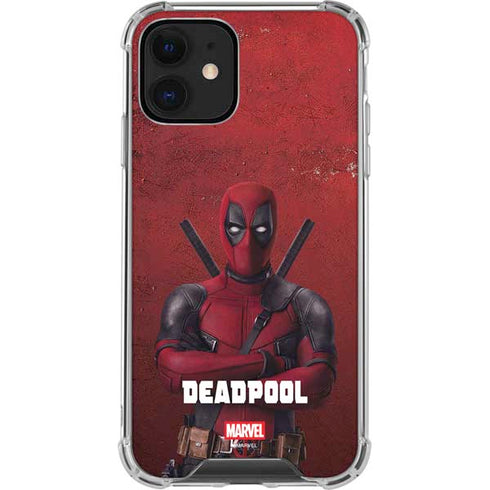 Marvel Deadpool Legacy Deadpool Red Poster iPhone 12 Clear Case