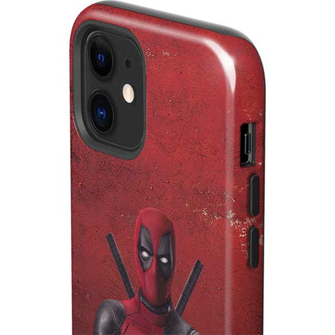 Marvel Deadpool Legacy Deadpool Red Poster iPhone 12 Impact Case