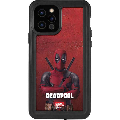 Marvel Deadpool Legacy Deadpool Red Poster iPhone 12 Pro Waterproof Case