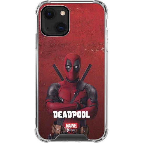 Marvel Deadpool Legacy Deadpool Red Poster iPhone 13 Clear Case