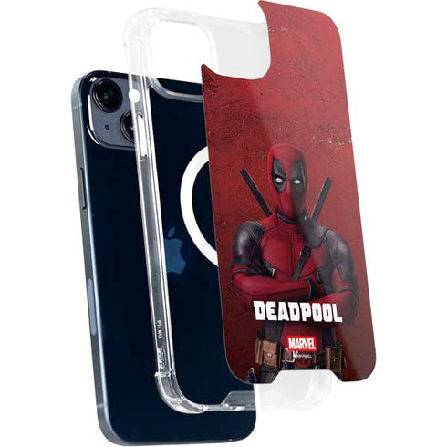Marvel Deadpool Legacy Deadpool Red Poster iPhone 13 MagSafe Case