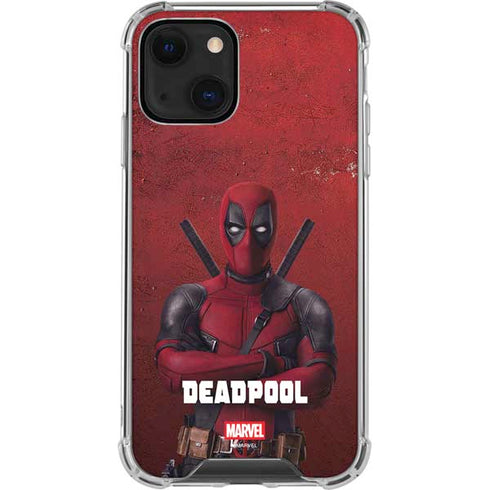 Marvel Deadpool Legacy Deadpool Red Poster iPhone 13 Mini Clear Case