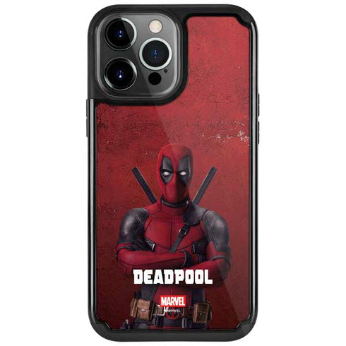 Marvel Deadpool Legacy Deadpool Red Poster iPhone Cases