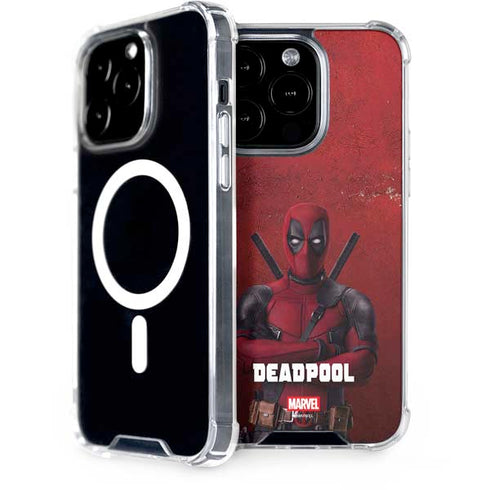Marvel Deadpool Legacy Deadpool Red Poster iPhone Cases