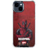 Marvel Deadpool Legacy Deadpool Red Poster iPhone 14 Plus Clear Case