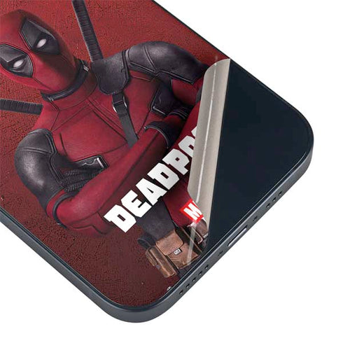 Marvel Deadpool Legacy Deadpool Red Poster iPhone 14 Plus Skin