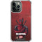 Marvel Deadpool Legacy Deadpool Red Poster iPhone 14 Pro Max Clear Case