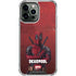 Marvel Deadpool Legacy Deadpool Red Poster iPhone 14 Pro Max Clear Case