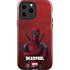 Marvel Deadpool Legacy Deadpool Red Poster iPhone 14 Pro Max Impact Case