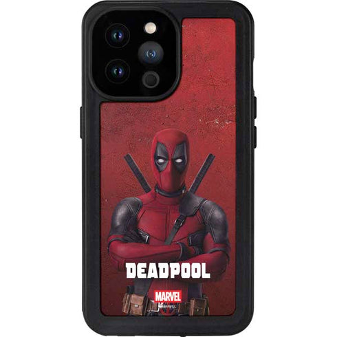 Marvel Deadpool Legacy Deadpool Red Poster iPhone 14 Pro Max Waterproof Case
