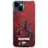 Marvel Deadpool Legacy Deadpool Red Poster iPhone 15 Plus Clear Case