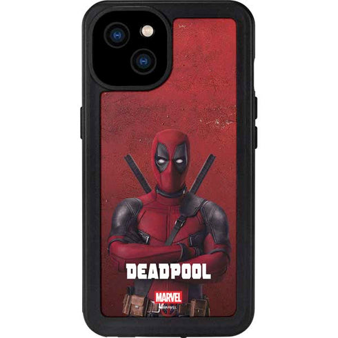 Marvel Deadpool Legacy Deadpool Red Poster iPhone 15 Plus Waterproof Case