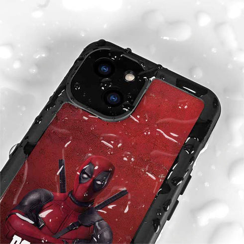 Marvel Deadpool Legacy Deadpool Red Poster iPhone 15 Plus Waterproof Case