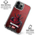 Marvel Deadpool Legacy Deadpool Red Poster iPhone 15 Pro Clear Case