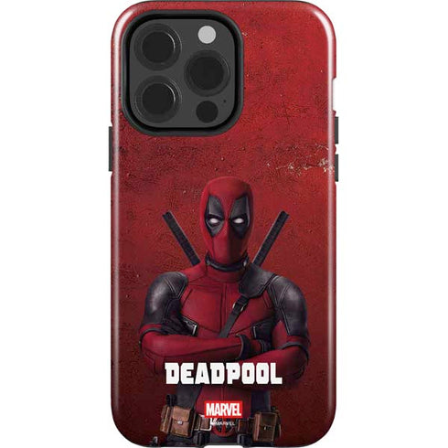 Marvel Deadpool Legacy Deadpool Red Poster iPhone 15 Pro Impact Case